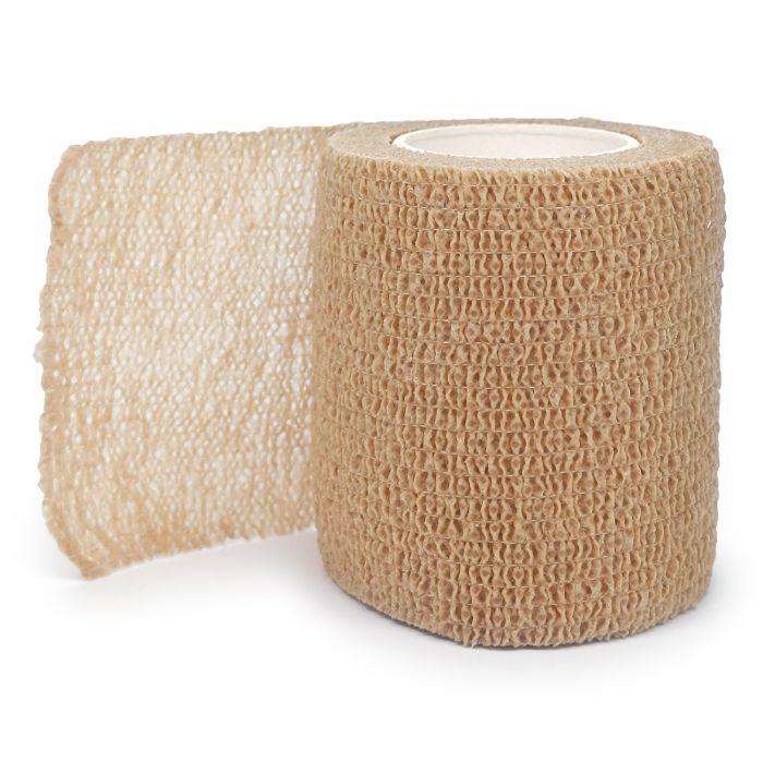 Бинт медичний самофіксуючий 6 см х 4 м бежевий