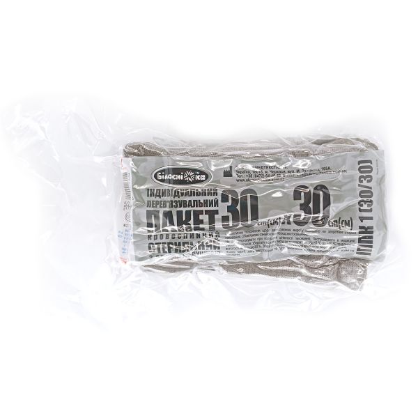 Абдомінальний бандаж ІППК з однією подушкою (30 см × 30 см), Білосніжка