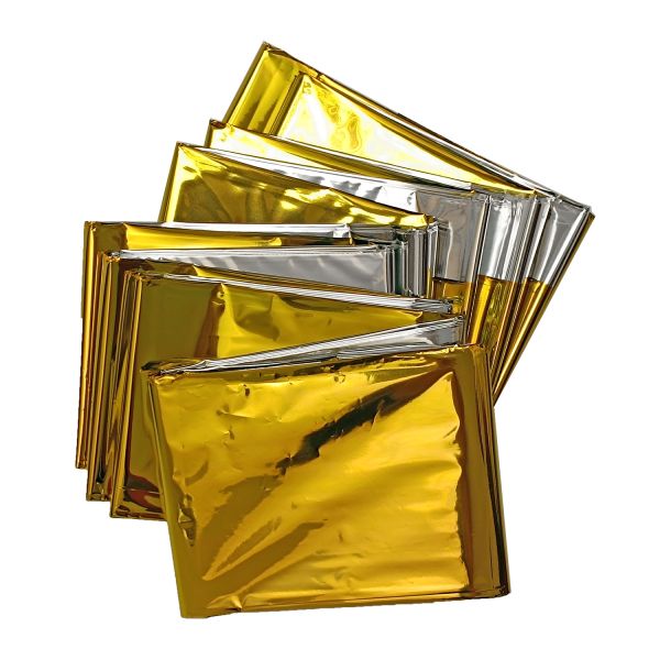 Термоковдра рятувальна двостороння 160 × 210 см