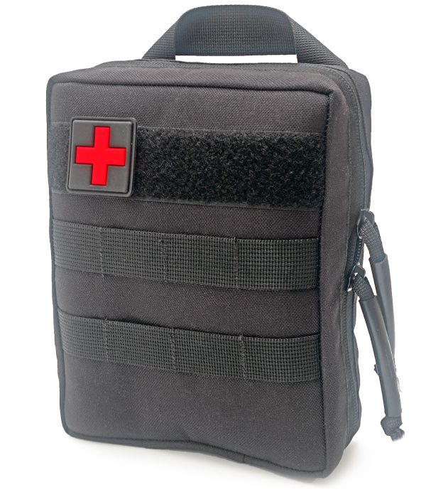 Тактична аптечка розширеної комплектації RSMH DNIPRO чорна