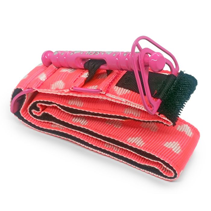 Турнікет кровоспинний SICH рожевий з гравіюванням